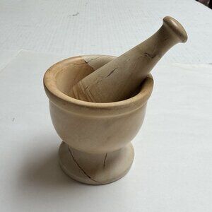 Marble Mortar And Pestle Kitchen Food Grinder
